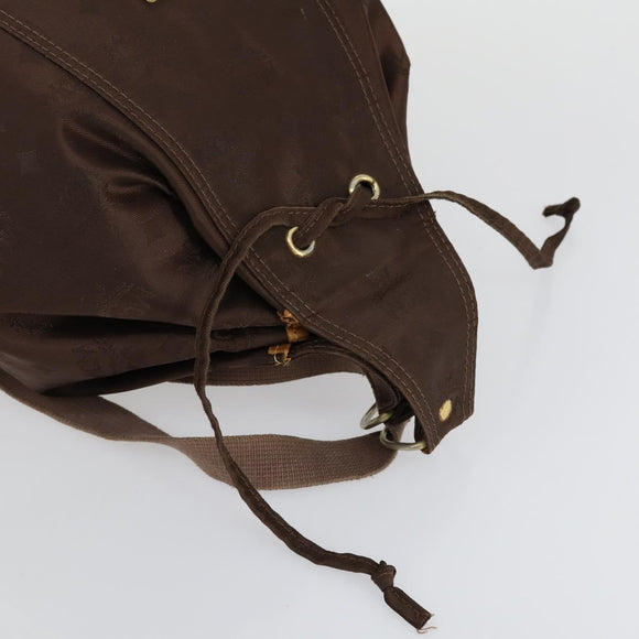 MCM Logogram Vicetos Tote Bag PVC 2 Set Brown Navy Auth 151690