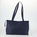 MCM Logogram Vicetos Tote Bag PVC 2 Set Brown Navy Auth 151690-3