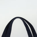 MCM Logogram Vicetos Tote Bag PVC 2 Set Brown Navy Auth 151690-6