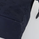 MCM Logogram Vicetos Tote Bag PVC 2 Set Brown Navy Auth 151690-8