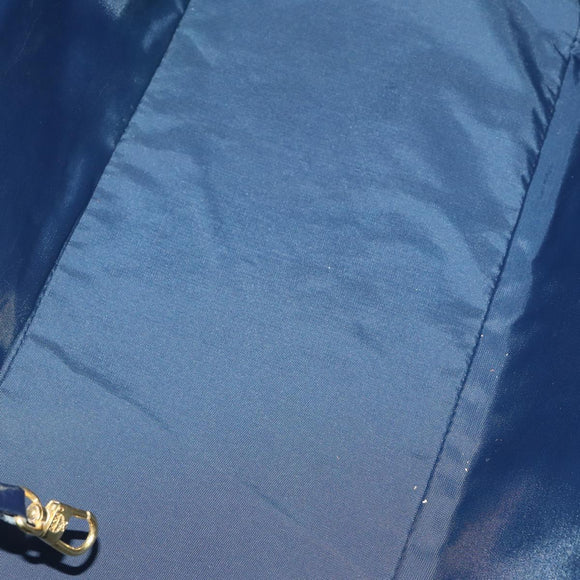 MCM Logogram Vicetos Tote Bag PVC 2 Set Brown Navy Auth 151690