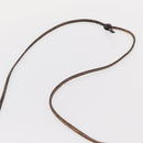 LOEWE Anagram Shoulder Bag Suede Beige Gold Auth 151693-8