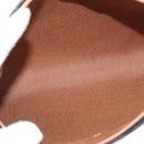 Christian Dior Honeycomb Canvas Clutch Bag PVC Black Gold Auth 151696-15