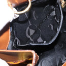 Salvatore Ferragamo Shoulder Bag Canvas Brown Gold Auth 151697-20