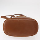 Salvatore Ferragamo Shoulder Bag Canvas Brown Gold Auth 151697-5