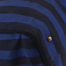 VALENTINO Shoulder Bag Canvas 2way Blue Gold Auth 151699-16