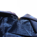 VALENTINO Shoulder Bag Canvas 2way Blue Gold Auth 151699-19