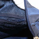 VALENTINO Shoulder Bag Canvas 2way Blue Gold Auth 151699-21