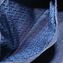 VALENTINO Shoulder Bag Canvas 2way Blue Gold Auth 151699-22