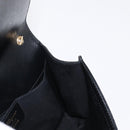 Salvatore Ferragamo Chain Shoulder Bag Leather Black Gold Auth 151702-18