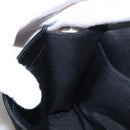 Salvatore Ferragamo Chain Shoulder Bag Leather Black Gold Auth 151702-19