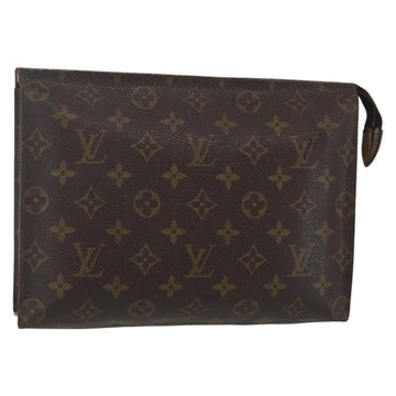 LOUIS VUITTON Monogram Poche Toilette 26 Pouch M47542 LV Auth 151703