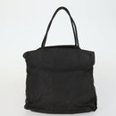PRADA Tote Bag Nylon 3 Set Black Khaki Auth 151704-10