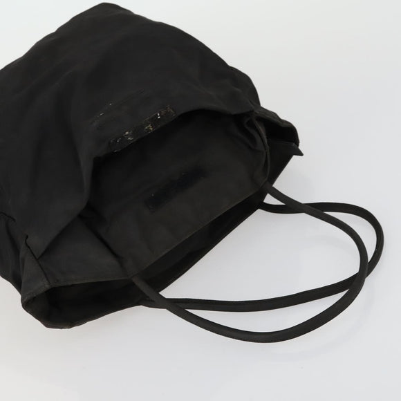 PRADA Tote Bag Nylon 3 Set Black Khaki Auth 151704