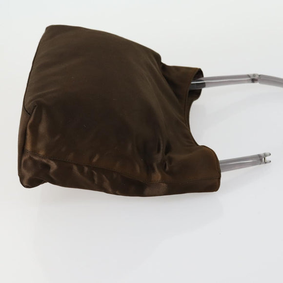 PRADA Tote Bag Nylon 3 Set Black Khaki Auth 151704