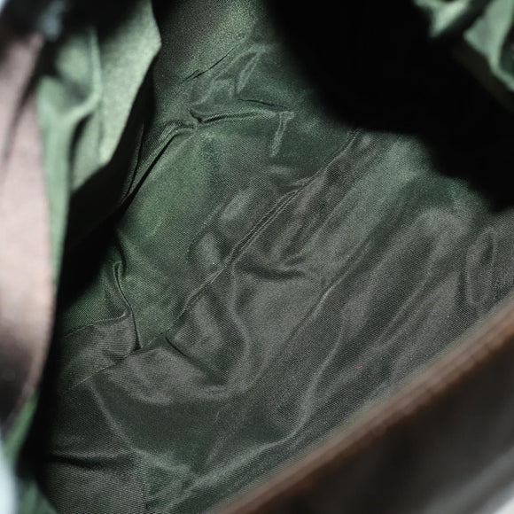 PRADA Tote Bag Nylon 3 Set Black Khaki Auth 151704