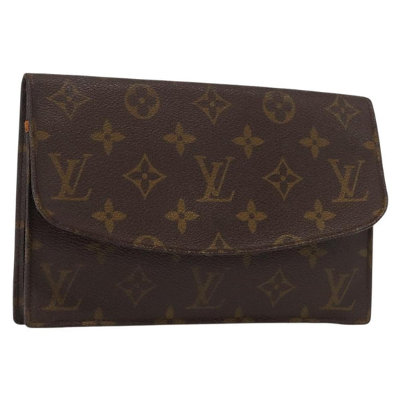 LOUIS VUITTON Monogram Pochette Rabat 20 Clutch Bag M51935 LV Auth 151707