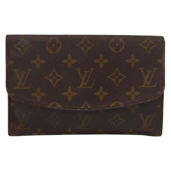 LOUIS VUITTON Monogram Pochette Rabat 20 Clutch Bag M51935 LV Auth 151707