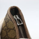 GUCCI GG Supreme Tote Bag PVC Beige Silver 108832 Auth 151708-10