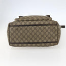 GUCCI GG Supreme Tote Bag PVC Beige Silver 108832 Auth 151708-5