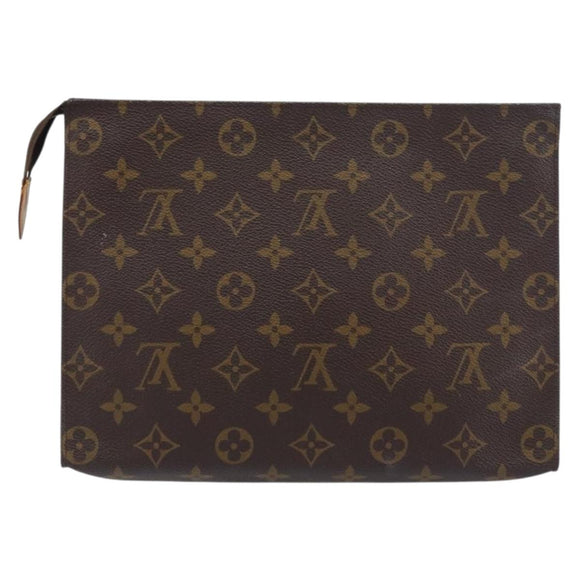 LOUIS VUITTON Monogram Poche Toilette 26 Pouch M47542 LV Auth 151709