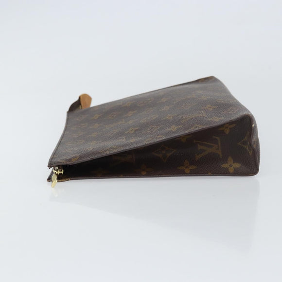 LOUIS VUITTON Monogram Poche Toilette 26 Pouch M47542 LV Auth 151709