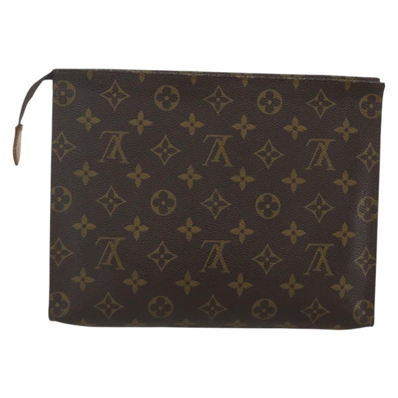 LOUIS VUITTON Monogram Poche Toilette 26 Pouch M47542 LV Auth 151710