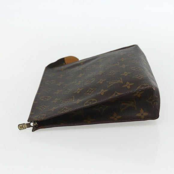 LOUIS VUITTON Monogram Poche Toilette 26 Pouch M47542 LV Auth 151710