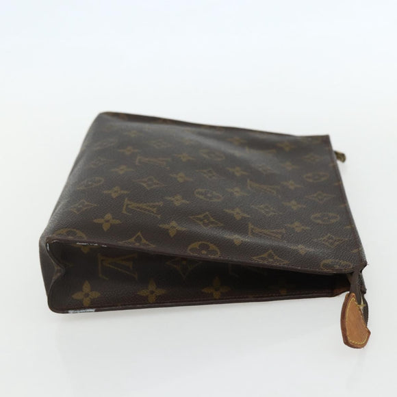 LOUIS VUITTON Monogram Poche Toilette 26 Pouch M47542 LV Auth 151710