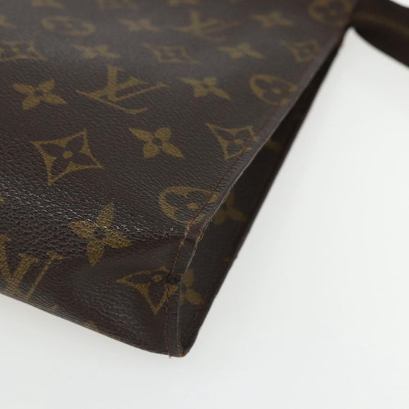 LOUIS VUITTON Monogram Poche Toilette 26 Pouch M47542 LV Auth 151710