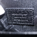 Salvatore Ferragamo Clutch Bag Leather Black Gold Auth 151716-15