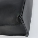 GUCCI Shoulder Bag Leather Black Silver Auth 151719-16