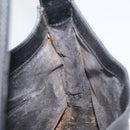 GUCCI Shoulder Bag Leather Black Silver Auth 151719-18