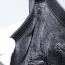 GUCCI Shoulder Bag Leather Black Silver Auth 151719-19