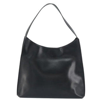 GUCCI Shoulder Bag Leather Black Silver Auth 151719 - 0