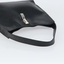 GUCCI Shoulder Bag Leather Black Silver Auth 151719-7
