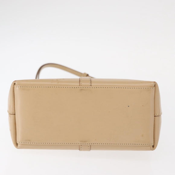 GUCCI Jackie Shoulder Bag Leather Beige Silver 001 3875 Auth 151720