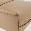 GUCCI Jackie Shoulder Bag Leather Beige Silver 001 3875 Auth 151720-14