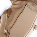 GUCCI Jackie Shoulder Bag Leather Beige Silver 001 3875 Auth 151720-17