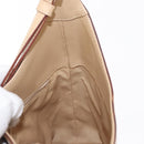 GUCCI Jackie Shoulder Bag Leather Beige Silver 001 3875 Auth 151720-18