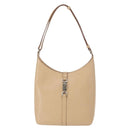 GUCCI Jackie Shoulder Bag Leather Beige Silver 001 3875 Auth 151720-2