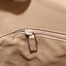 GUCCI Jackie Shoulder Bag Leather Beige Silver 001 3875 Auth 151720-21