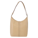 GUCCI Jackie Shoulder Bag Leather Beige Silver 001 3875 Auth 151720-3