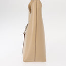 GUCCI Jackie Shoulder Bag Leather Beige Silver 001 3875 Auth 151720-5