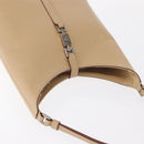 GUCCI Jackie Shoulder Bag Leather Beige Silver 001 3875 Auth 151720-7