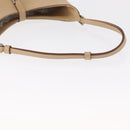 GUCCI Jackie Shoulder Bag Leather Beige Silver 001 3875 Auth 151720-8