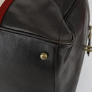 BALLY Boston Bag Leather 2way Brown Auth 151721-16