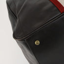 BALLY Boston Bag Leather 2way Brown Auth 151721-17