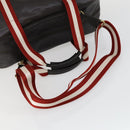 BALLY Boston Bag Leather 2way Brown Auth 151721-7