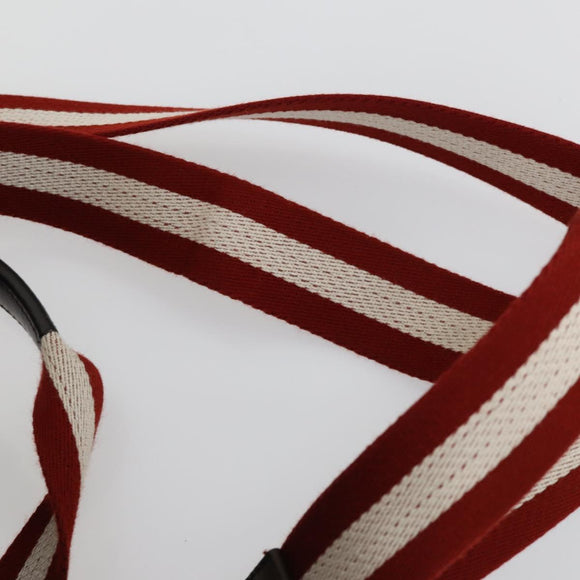 BALLY Boston Bag Leather 2way Brown Auth 151721